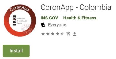 ‘Coronapp’, aplicación del gobierno colombiano sobre el coronavirus