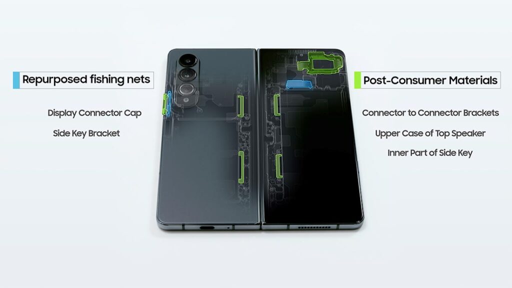 Galaxy Z Fold4 y Z Flip4, por un futuro más sostenible