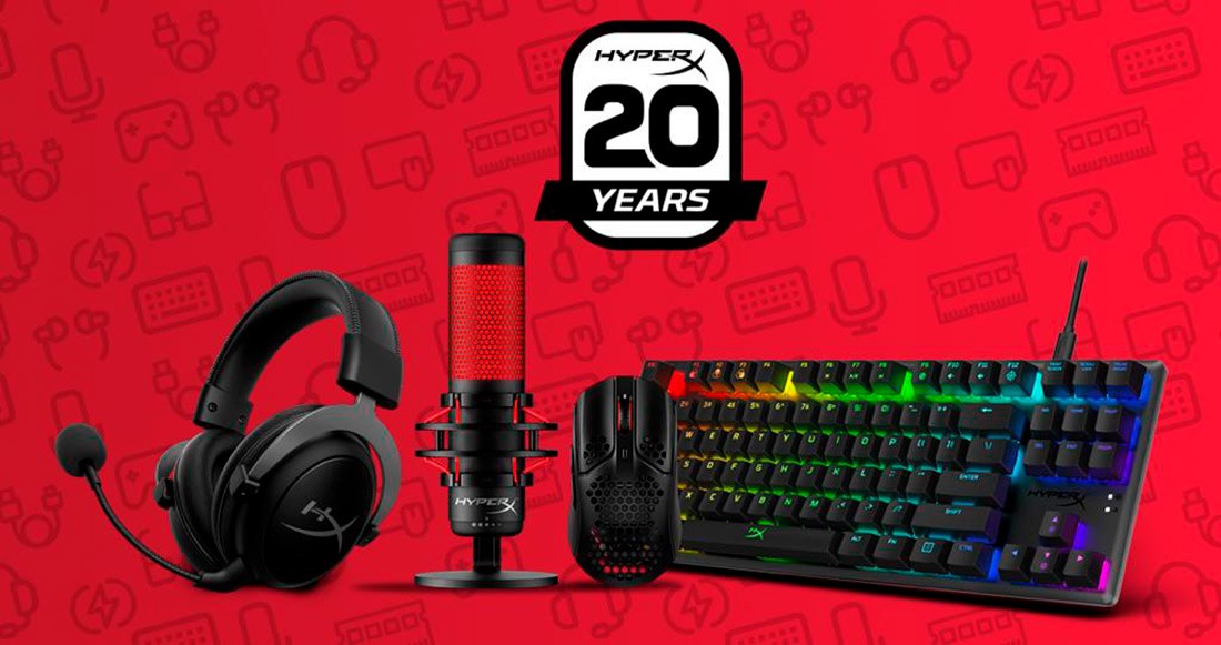 HyperX celebra 2 décadas en el mundo de los gamers