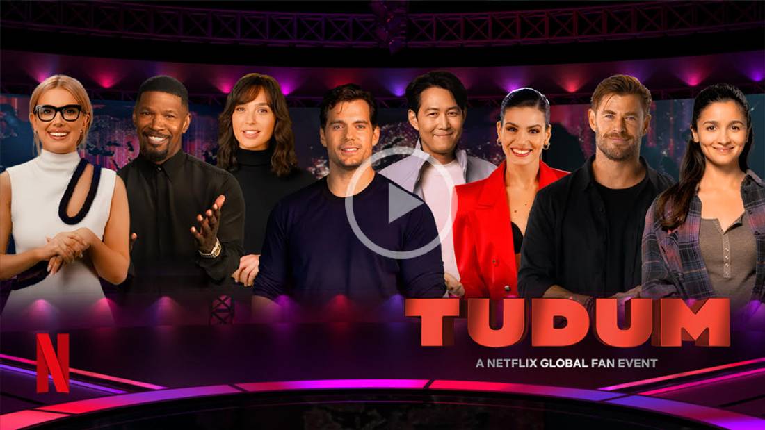 Tudum: Un evento global para fans de Netflix presenta tráiler lleno de estrellas.