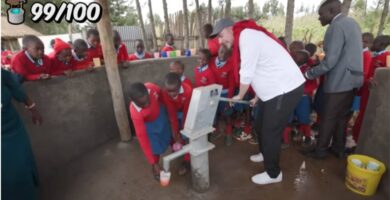 Mr. Beast el youtuber que donó 100 pozos de agua a África