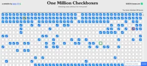 One Million Checkboxes