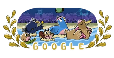 El Doodle celebrando los Juegos Olímpicos de París 2024